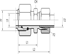 Standpipe tube reducer with O-ring seal