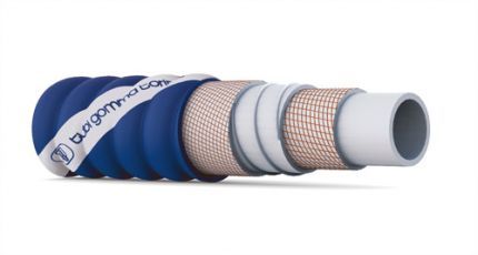 SUCTION AND DELIVERY HOSE FOR FATTY FOODS- CONVOLUTED- CRUSH RESISTANT - AGRAMILK SD /10 LITE