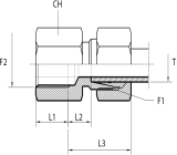 Female stud coupling