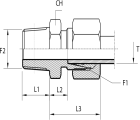 Male stud coupling