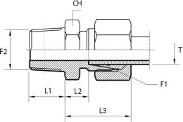 Male stud coupling