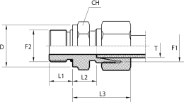 Male stud coupling