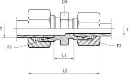 Reduced straight coupling