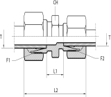 Reduced straight coupling