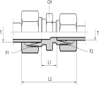 Reduced straight coupling