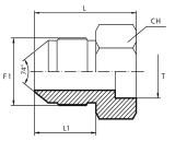 Adaptor male JIC