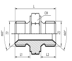 Metric male Adaptor