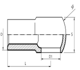 Banjo BSPP with standpipe