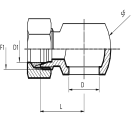 Metric Banjo - male DIN 24°