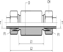 Welding bulkhead connection