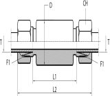 Welding bulkhead connection