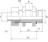 Bulkhead connection form E