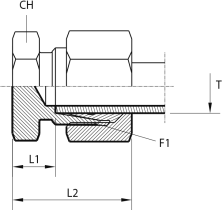 Pipe plug DIN 24°