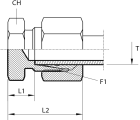 Pipe plug DIN 24°