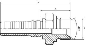 BSPP male parallel 60° cone - INTERLOCK