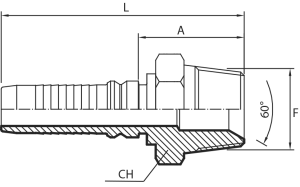 BSPT Male 60° cone - INTERLOCK