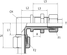 Bulkhead elbow