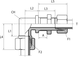 Bulkhead elbow
