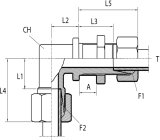 Bulkhead elbow