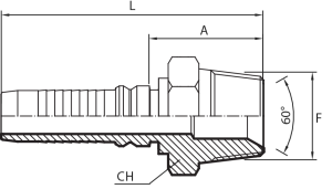 NPTF Male 60° cone - INTERLOCK
