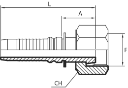 ORFS straight Female - INTERLOCK