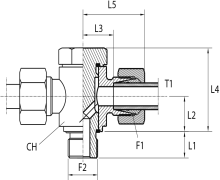 Double orientable fitting