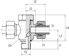 Double orientable fitting