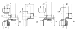 L Rotary fitting
