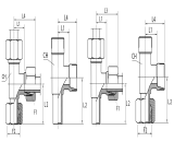 L Rotary fitting