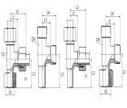 L Rotary fitting