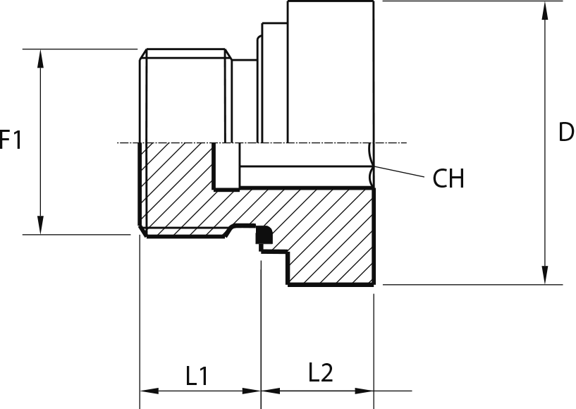 Inner hexagon plug packing ring form E DIN 3852