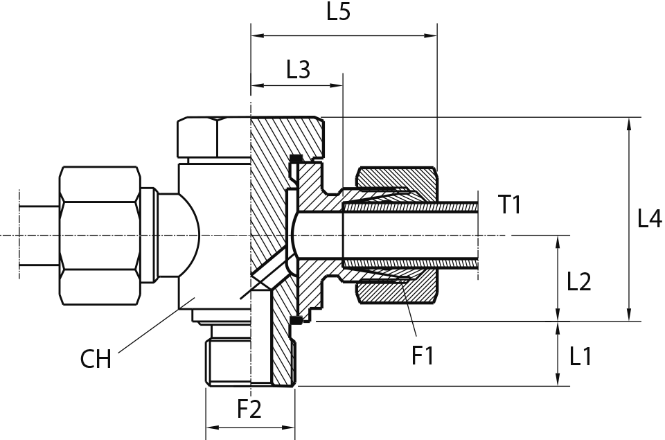 Double orientable fitting