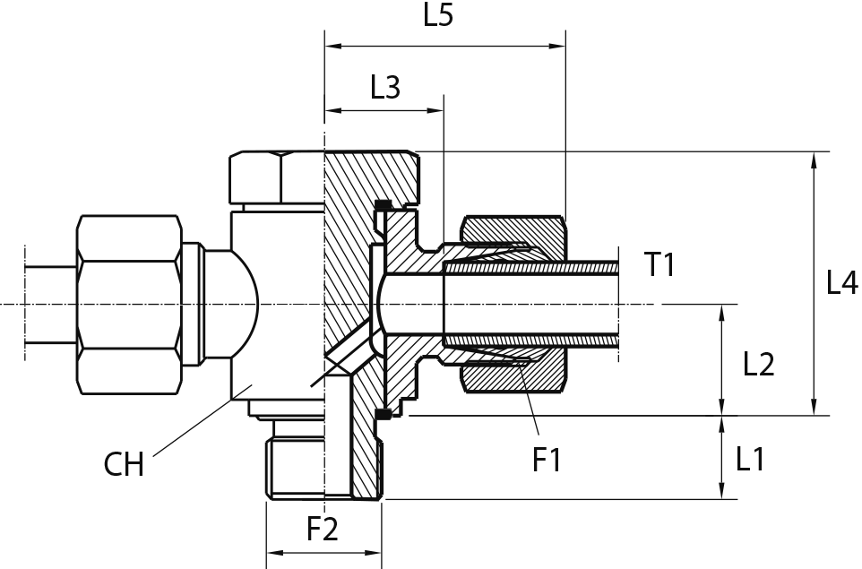 Double orientable fitting