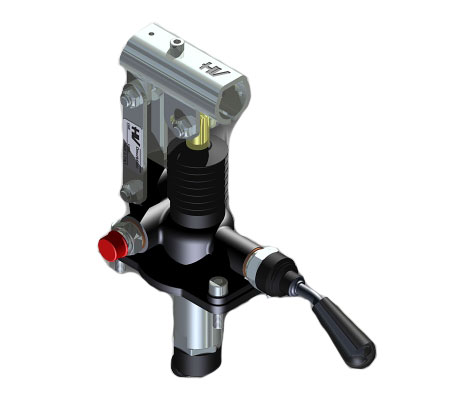 PM 6-12-25-45 - Hydraulic Hand Pumps, Double Acting Hand Pump For A Single  Acting Cylinder