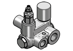 REGOLATORE DI FLUSSO PRIORITARIO (COMPENSATO BARICAMENTE) TIPO RF .. PV - REGOLATORE DI FLUSSO PRIORITARIO (COMPENSATO BARICAMENTE) TIPO RF .. PV