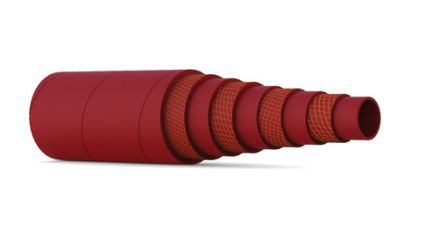 WATER COOLING DELIVERY HOSE FOR MEDIUM AND HIGH TEMPERATURE - SILCORD