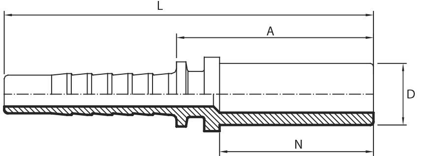 Straight Standpipe - French type